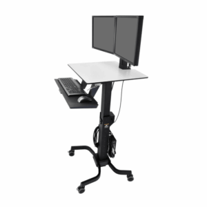 Sit-stand workstation Ergotron WorkFit-C single reinforced screen