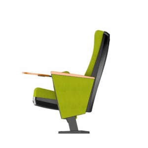 Asiento de auditorio Study en tela con mesa de escritura integrada