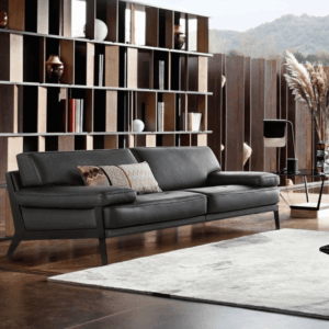 Three-seater leather GoodM lounge sofa