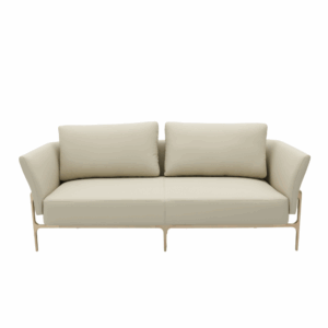 Canapé lounge Bari trois places en cuir