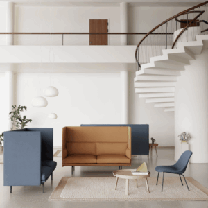 Acoustic Trapani High-Back One-Seater Bench