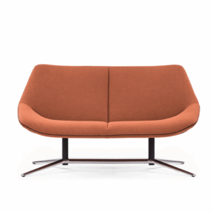 Canapé lounge de dos plazas en tela Nerz