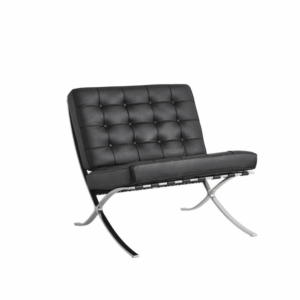 Barcelona one-seater leather lounge chair