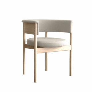 Chaise Halo en bois massif – diseño minimalista