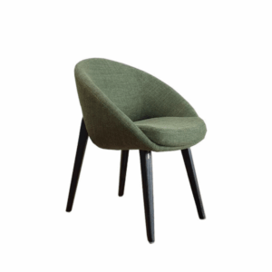 Chaise Globo oval en tela