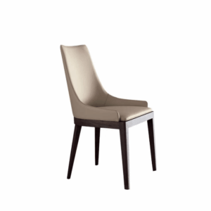 Chaise Etrada en cuir – diseño depurado