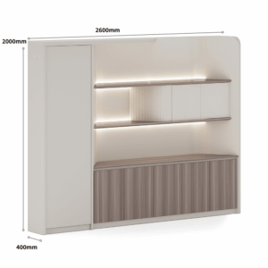 Biblioteca abierta Morges-A de madera