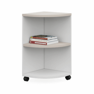 Système de bibliothèque Martigny en bois avec échelle mobile