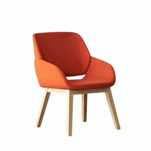 Chaise Mons en tissu – design moderne