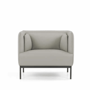 Lounge leather armchair