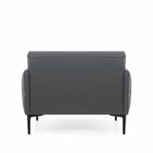 Lounge armchair Montevideo in leather