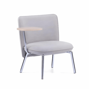 Lounge armchair Buddy with side table