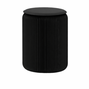 Tabouret / Pouf en carton pliable 44 x 36 cm – Coussin inclus