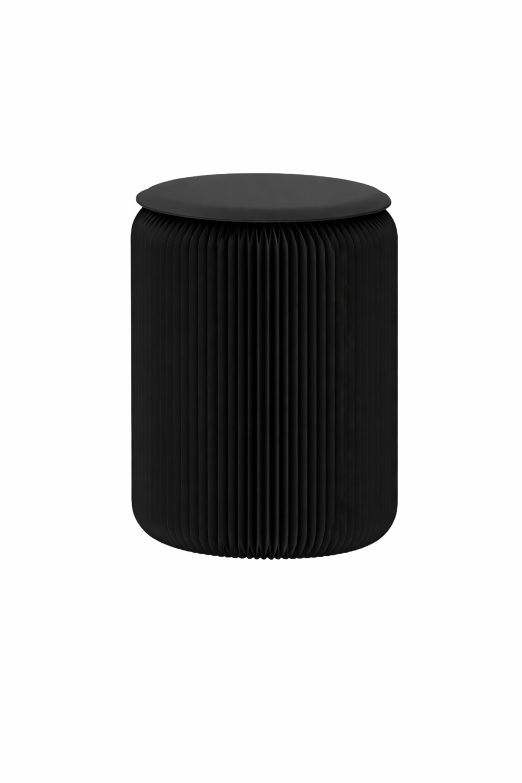 Tabouret / Pouf en carton pliable 52 x 40 cm – Coussin inclus – Image 3