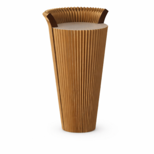 Banque d’accueil en carton pliable 66 x 111 cm