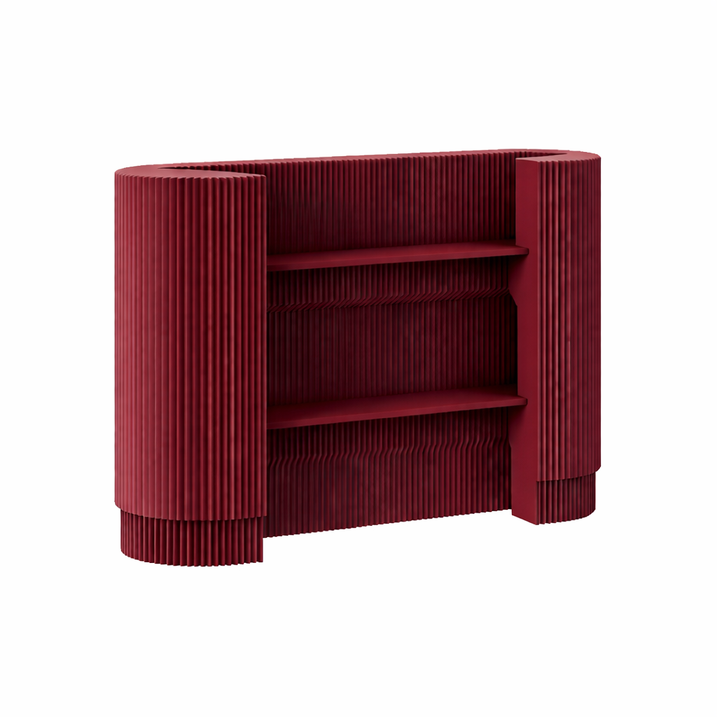 Banque d’accueil en carton pliable 108 x 125 cm – Image 6