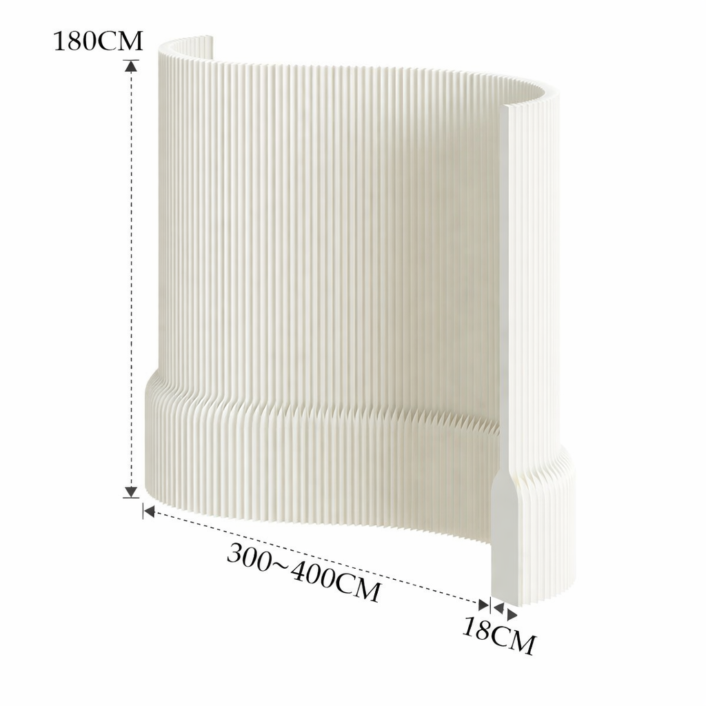 Expandable foldable cardboard partition - Height 180 cm - Length 4 m - Image 4
