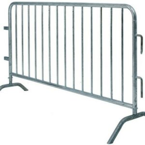 Barrera de seguridad de acero galvanizado de 2 m