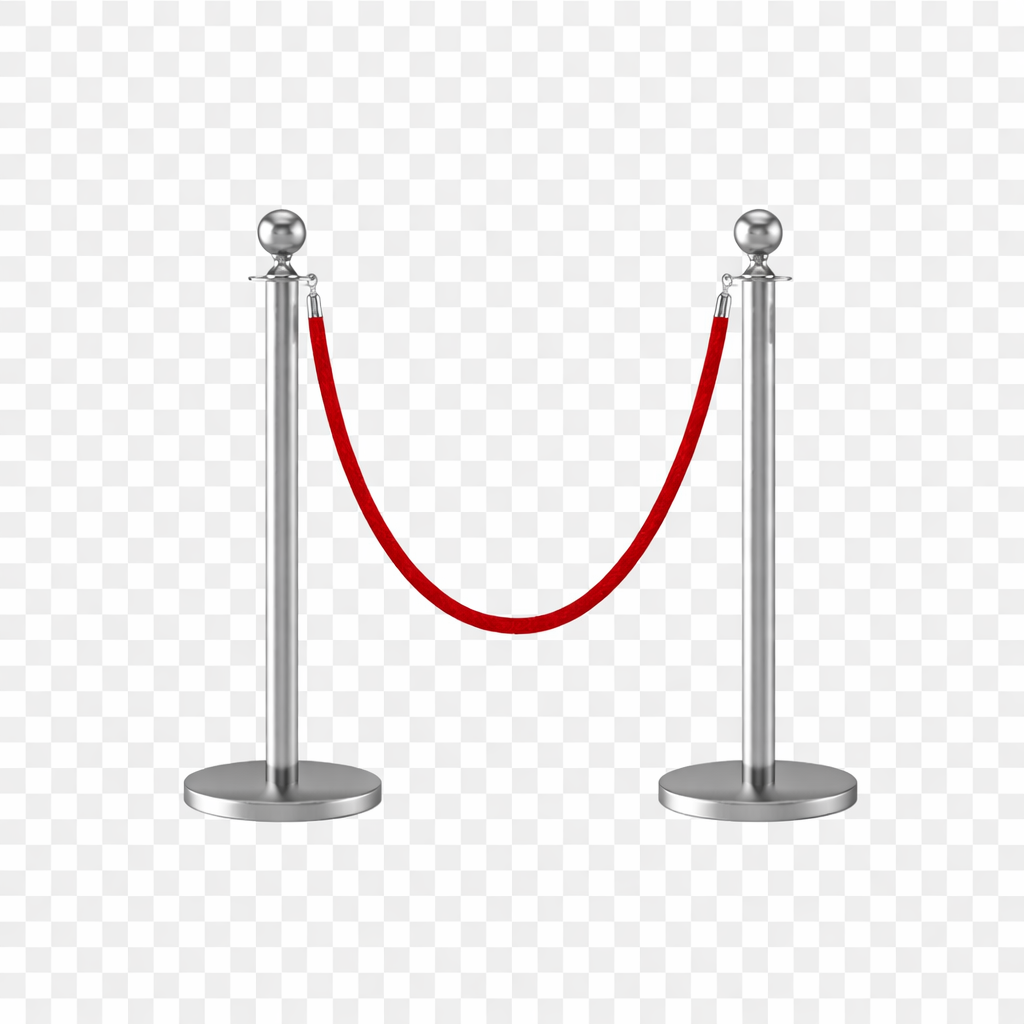 Guiding posts with cords - Sold in a set of 2