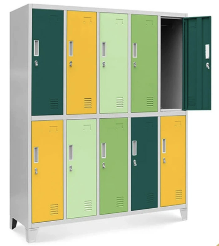Armoire vestiaire 10 portes 136 x 180 x 45 cm – Image 4
