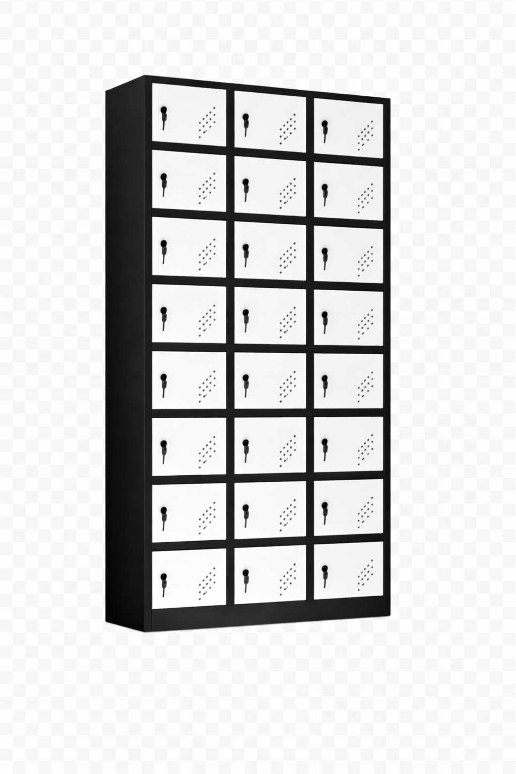 Armoire vestiaire 24 portes 90 x 180 x 36 cm