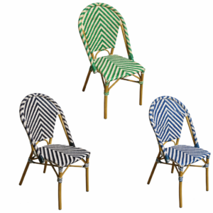 Chaise bistró exterior Pelletier - Ratán