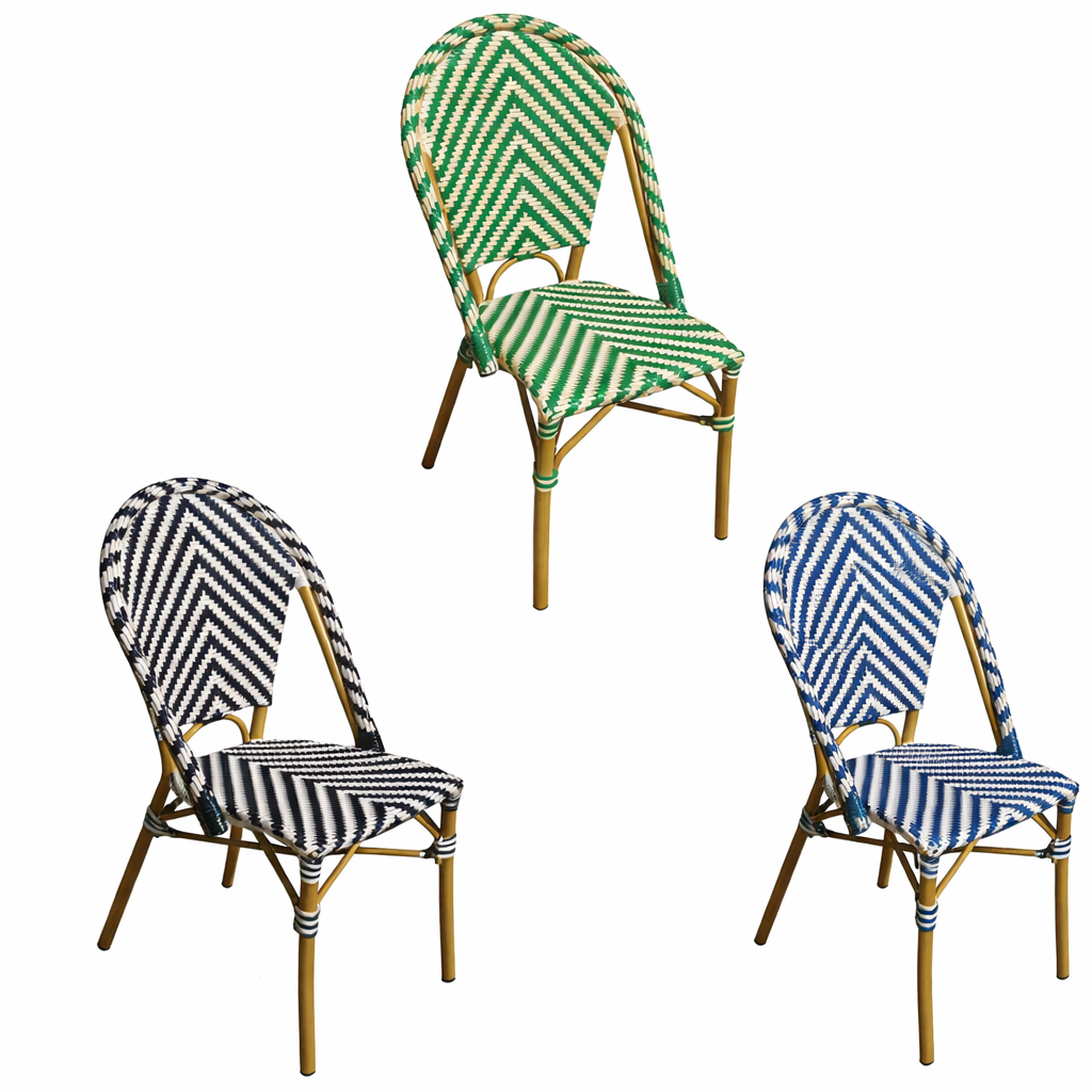 Chaise bistrot extérieure Pelletier- Rotin
