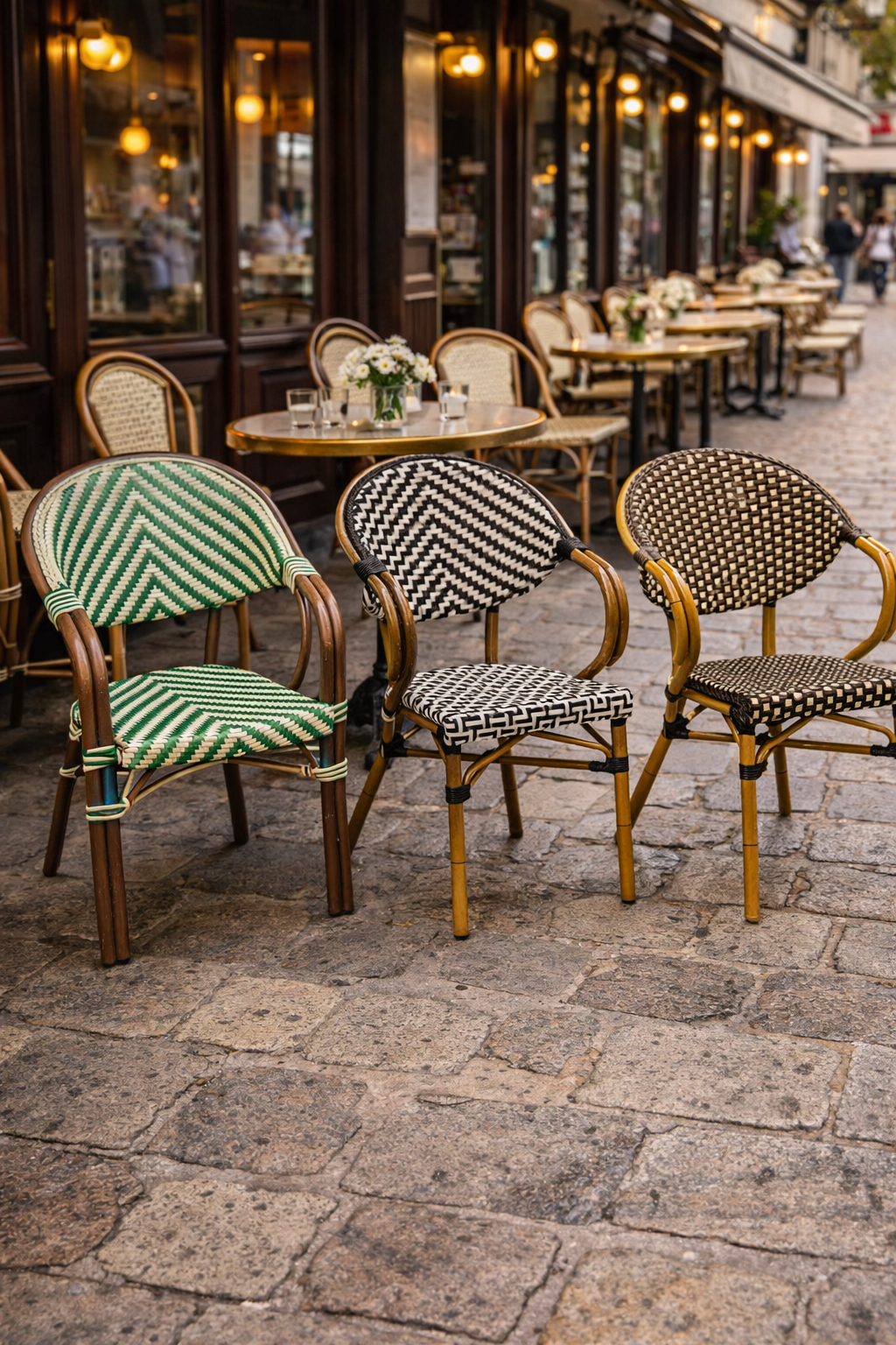 Silla de terraza Agnettes de mimbre - Imagen 2