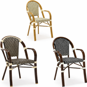 Silla de terraza Mouffetard de ratán