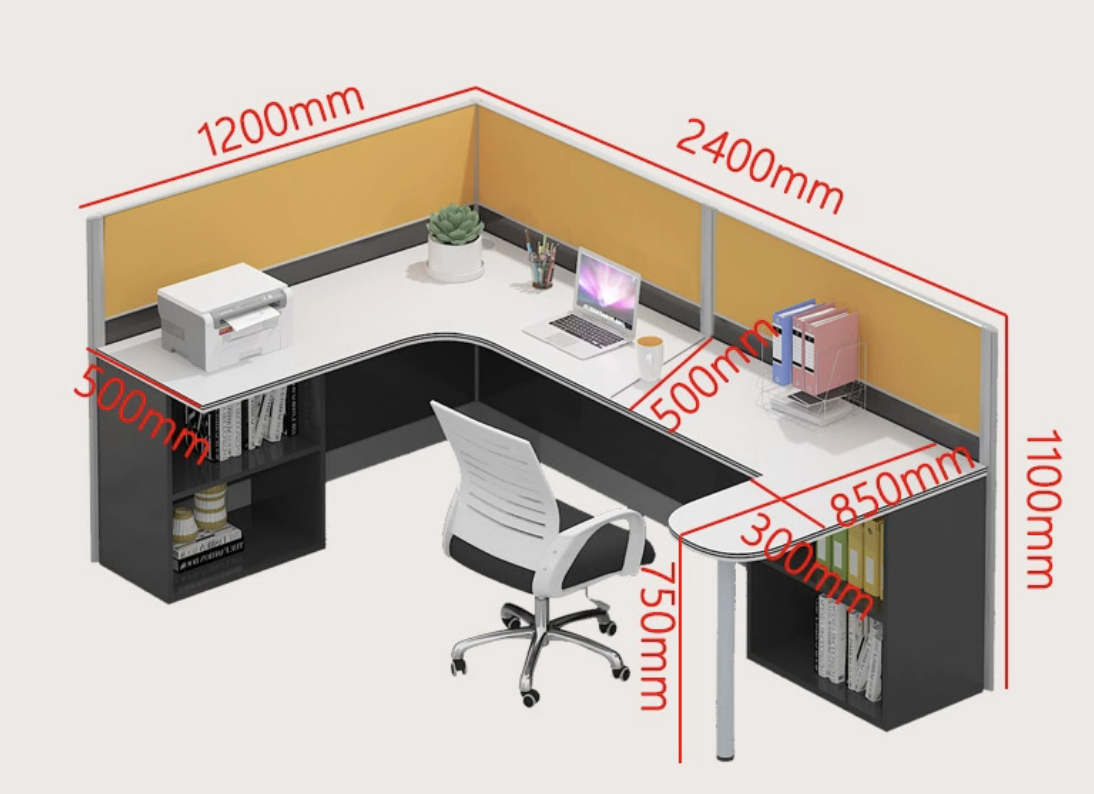 Bureau modulable call center DS1 – Image 3