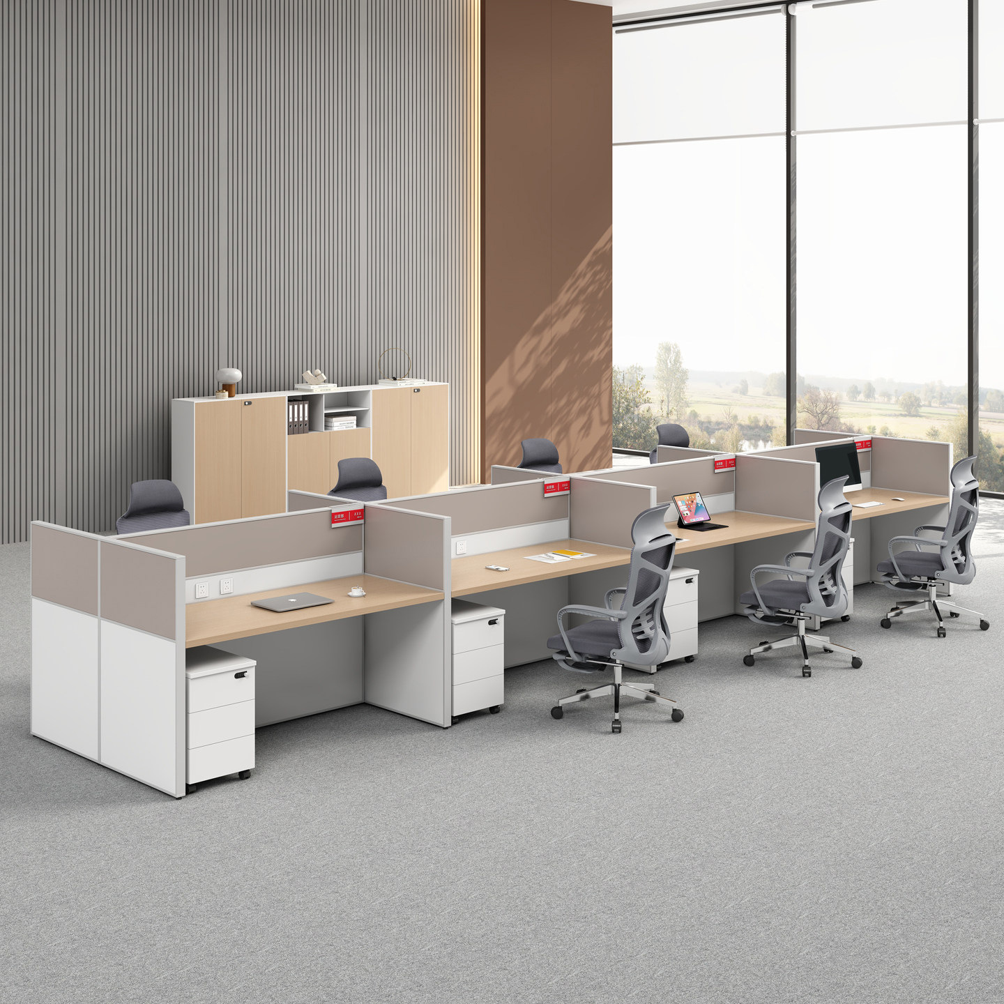 Bureau modulable call center DS2
Escritorio modular para centro de llamadas DS2