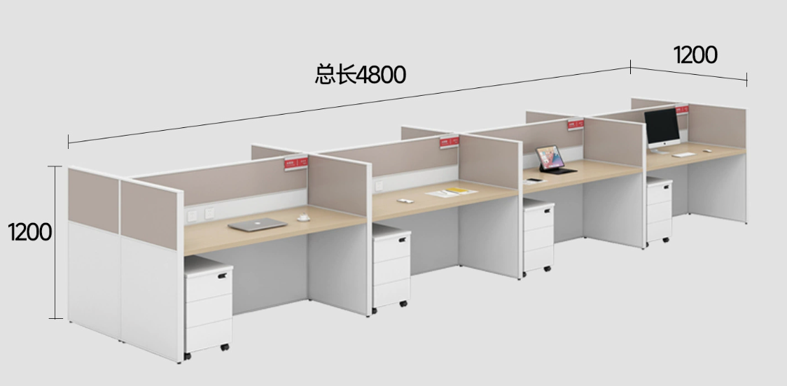 Bureau modulable call center DS2
Escritorio modular para centro de llamadas DS2 - Imagen 3