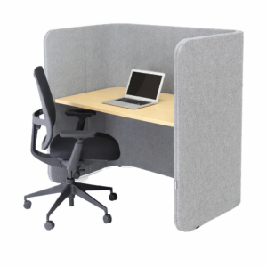Bureau individuel acoustique call center semi-ouvert