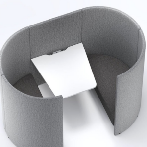Acoustic face-to-face desk Roundo