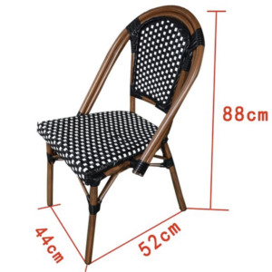 Bistro rattan chair Montparnasse Collection model 02