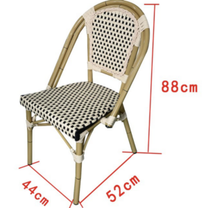 Chaise bistró de ratán Colección Montparnasse modelo 03
