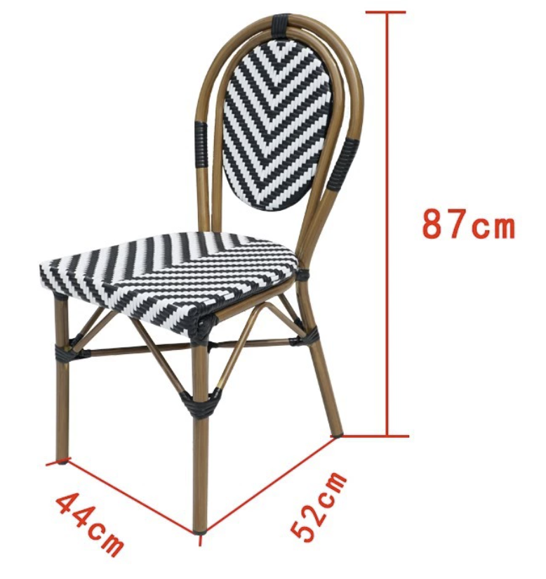 Bistro rattan chair Montparnasse Collection model 04