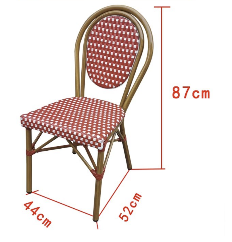 Bistro rattan chair Collection Montparnasse model 09