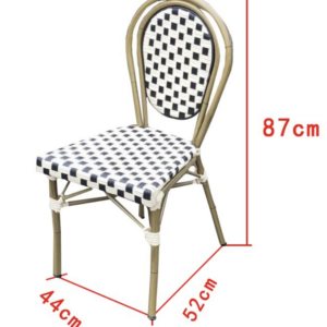 Chaise bistró de ratán Colección Montparnasse modelo 10