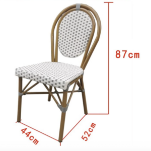 Chaise bistró de ratán Colección Montparnasse modelo 11