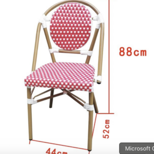 Chaise bistró de ratán Colección Montparnasse modelo 15