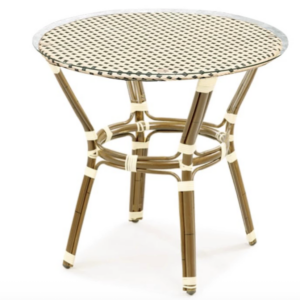 Coffee table bistro rattan Collection Montparnasse