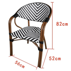 Sillón de mimbre de la colección Montparnasse modelo 1.