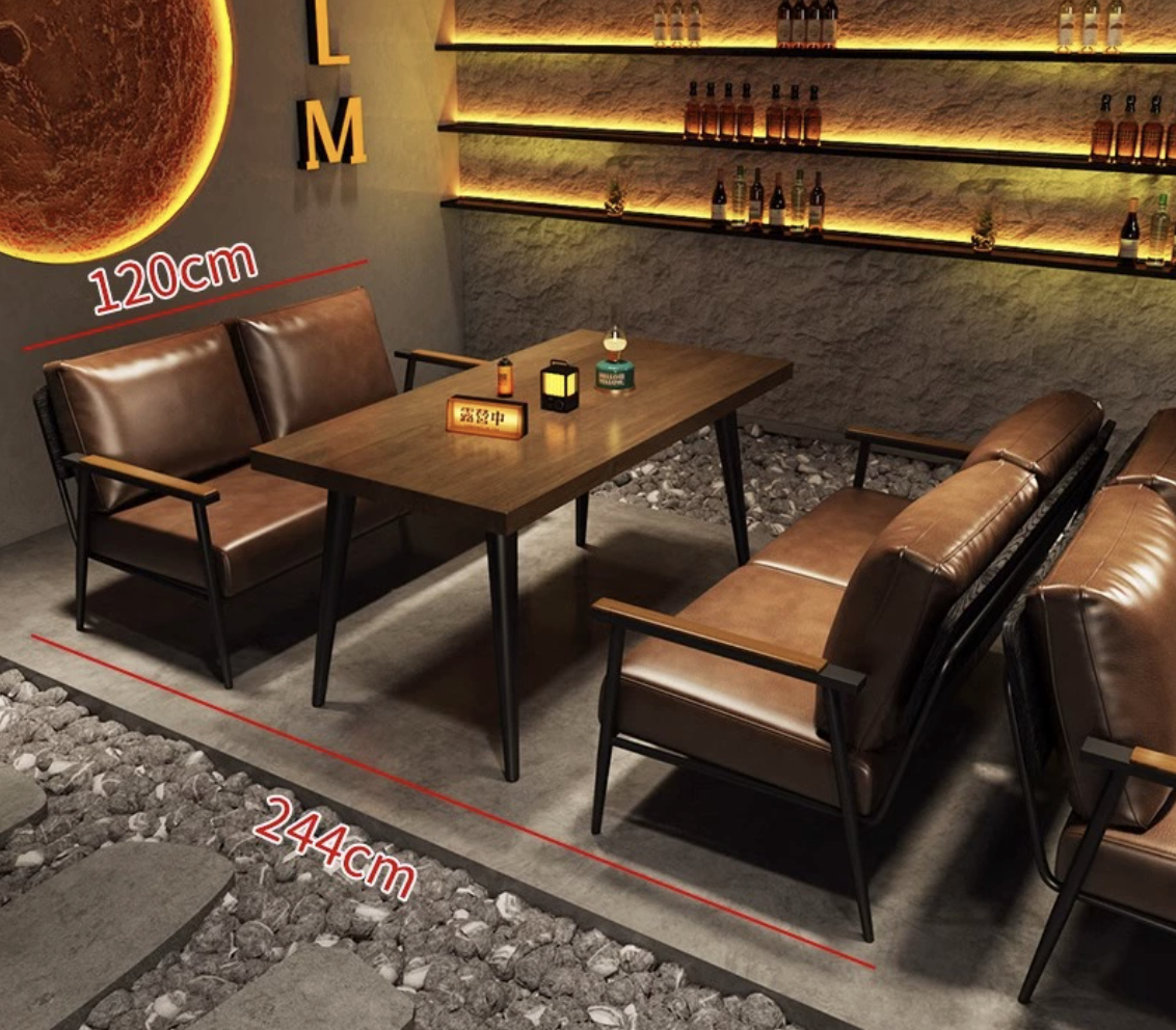 Banquette de restaurant Western Style 2 personnes – Image 2