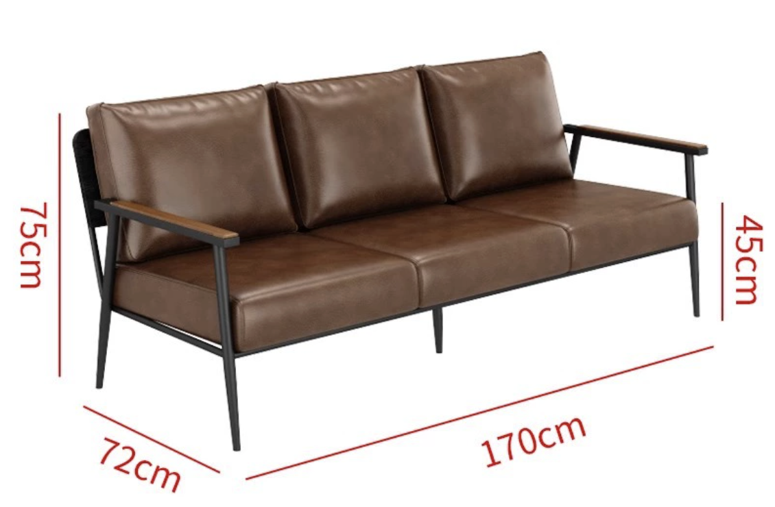Banquette de restaurant Western Style 3 personnes