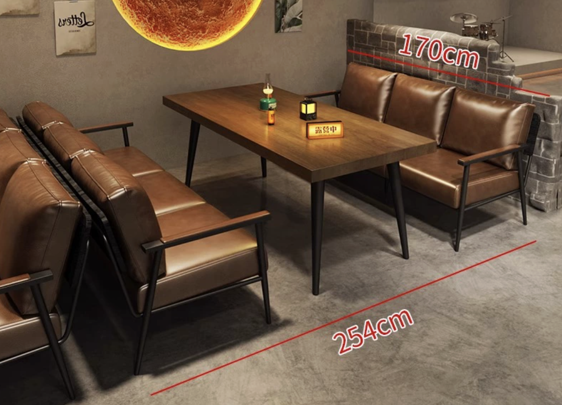Banquette de restaurant Western Style 3 personnes – Image 2
