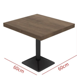 Complete Western Style Table 60 x 60 cm