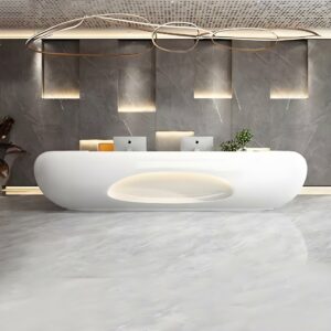 Comptoir d’accueil Fiber Glass Type C (Taille sur mesure)