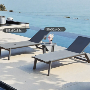 Combination of 2 Shams sun loungers + coffee table