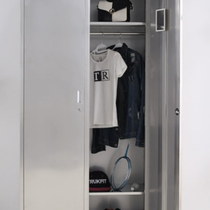 Vestiaire Stainless 2 portes